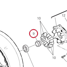 Entretoise interne — réf. 7131F811AA | Ducati Store