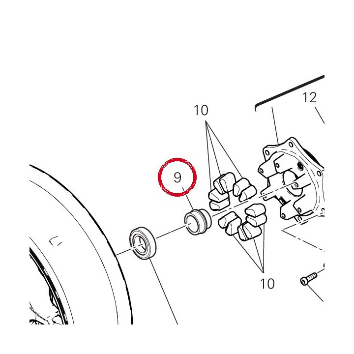 Entretoise interne — réf. 7131F811AA | Ducati Store