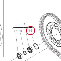 Circlip 88450081A — réf. 88450081A | Ducati Store
