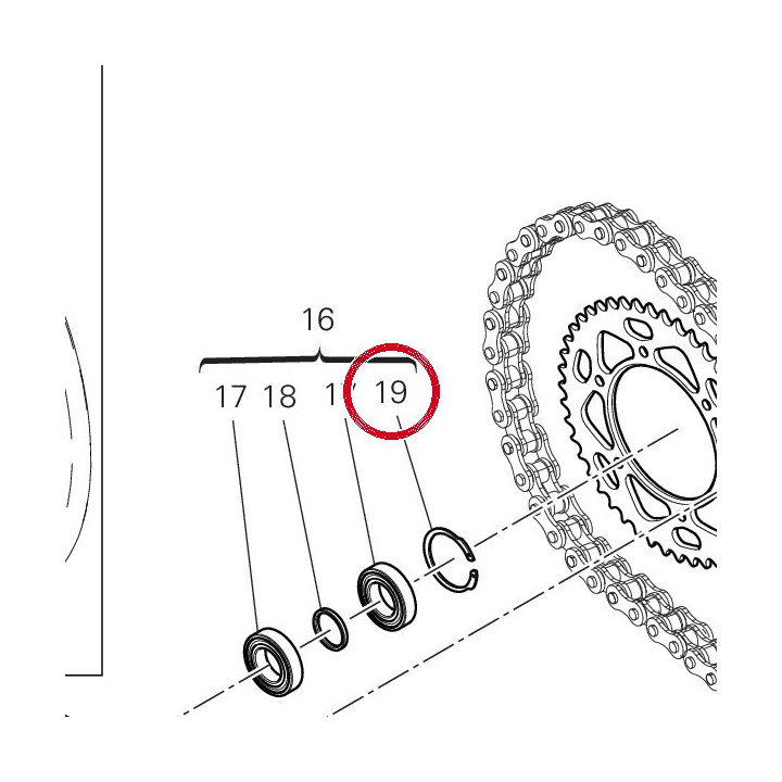 Circlip 88450081A — réf. 88450081A | Ducati Store