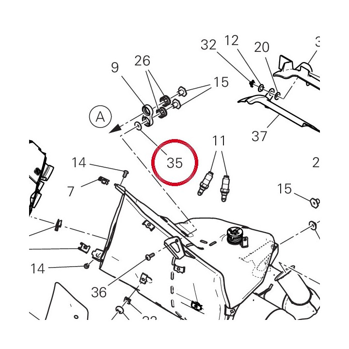 Rondelle 6,2X20X1,5 — réf. 85211671A | Ducati Store