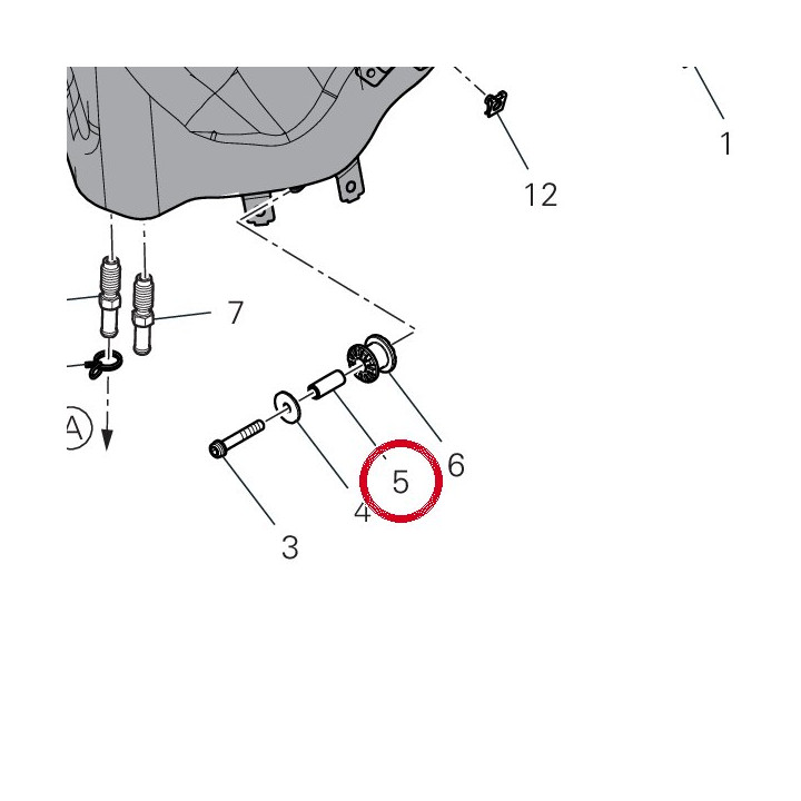 Entretoise 71315871AA — réf. 71315871AA | Ducati Store