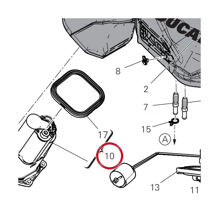 Pompe à carburant 16024494A — réf. 16024494A | Ducati Store