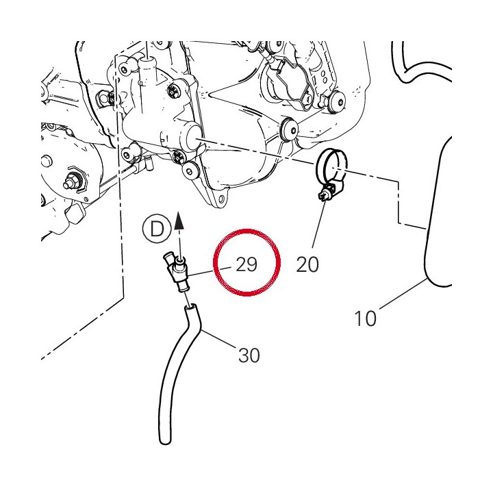 Raccord en Y 61610021A — réf. 61610021A | Ducati Store