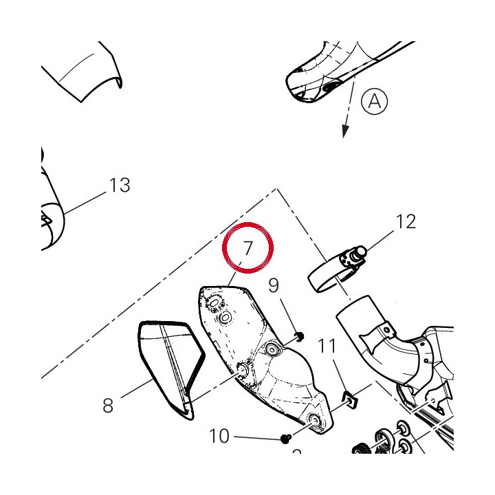 Pare-Chaleur presilencieux — réf. 4601R921AA | Ducati Store