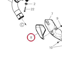 Pare-Chaleur plastique — réf. 4601R931A | Ducati Store