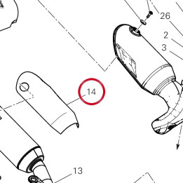 Reflechissant la chaleur — réf. 4601S722A | Ducati Store