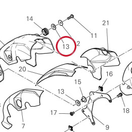 Rosette 85640121A — réf. 85640121A | Ducati Store