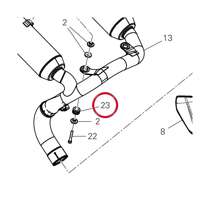 Caoutchouc 76411482A — réf. 76411482A | Ducati Store