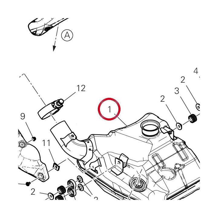 Presilencieux 57212451A — réf. 57212451A | Ducati Store