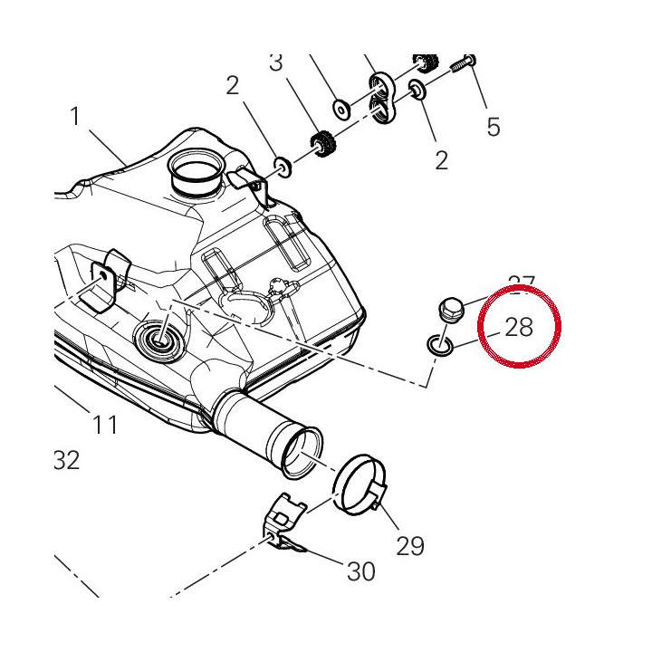 Rondelle 85250061A — réf. 85250061A | Ducati Store