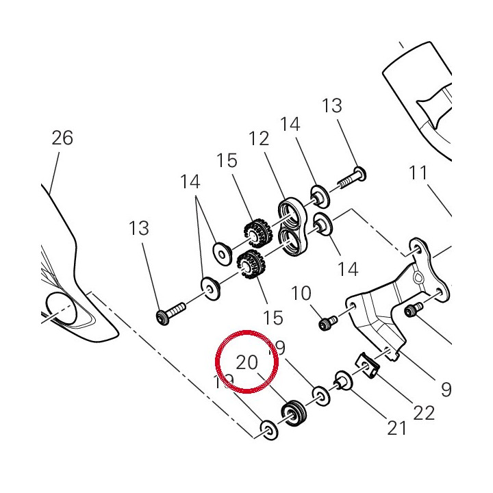 Joint en caoutchouc — réf. 76411821A | Ducati Store