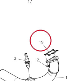 Joint tuyau échappement — réf. 79010561A | Ducati Store