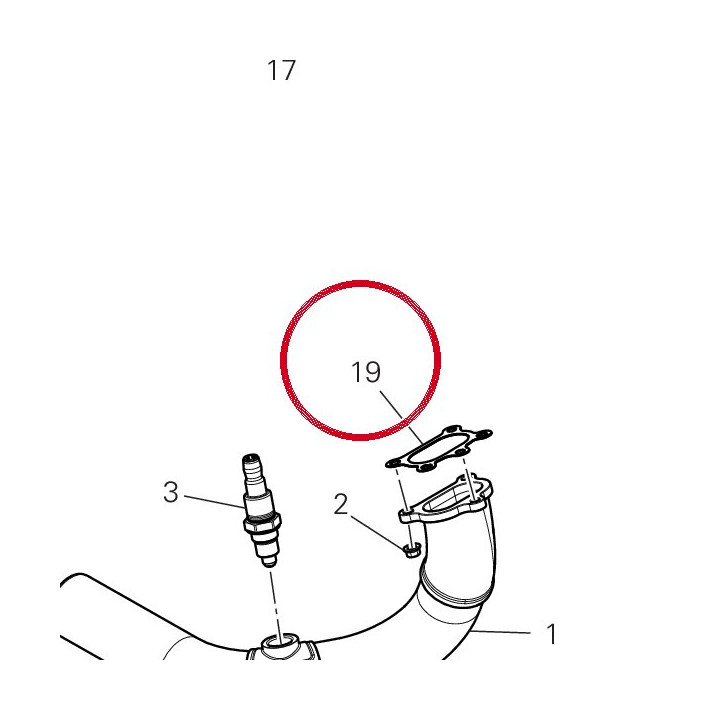 Joint tuyau échappement — réf. 79010561A | Ducati Store