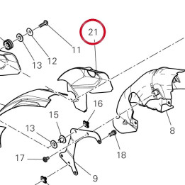 Reflechissant la chaleur — réf. 4601A181A | Ducati Store