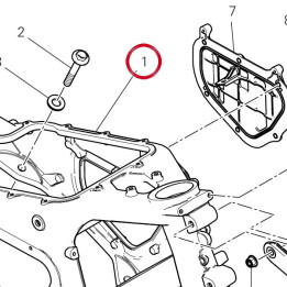 Cadre 47112291CA — réf. 47112292CA | Ducati Store