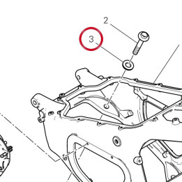 Rondelle dentelee — réf. 85540101AA | Ducati Store
