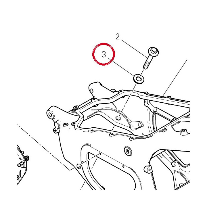 Rondelle dentelee — réf. 85540101AA | Ducati Store