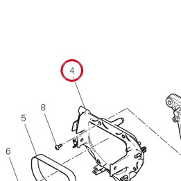 Support Cadre/Moteur droit — réf. 8291S002A | Ducati Store