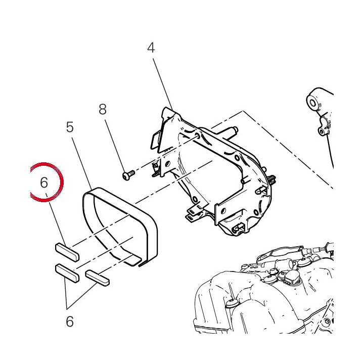 Tampon 86614131A — réf. 86614131A | Ducati Store