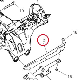 Bride avant 8301P301AC — réf. 8301P301AC | Ducati Store