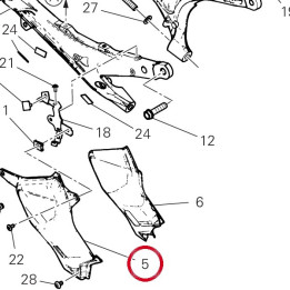 Couvercle droit culasse — réf. 4601S441A | Ducati Store