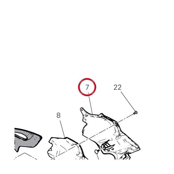 Couvercle gauche culasse — réf. 4601S451A | Ducati Store