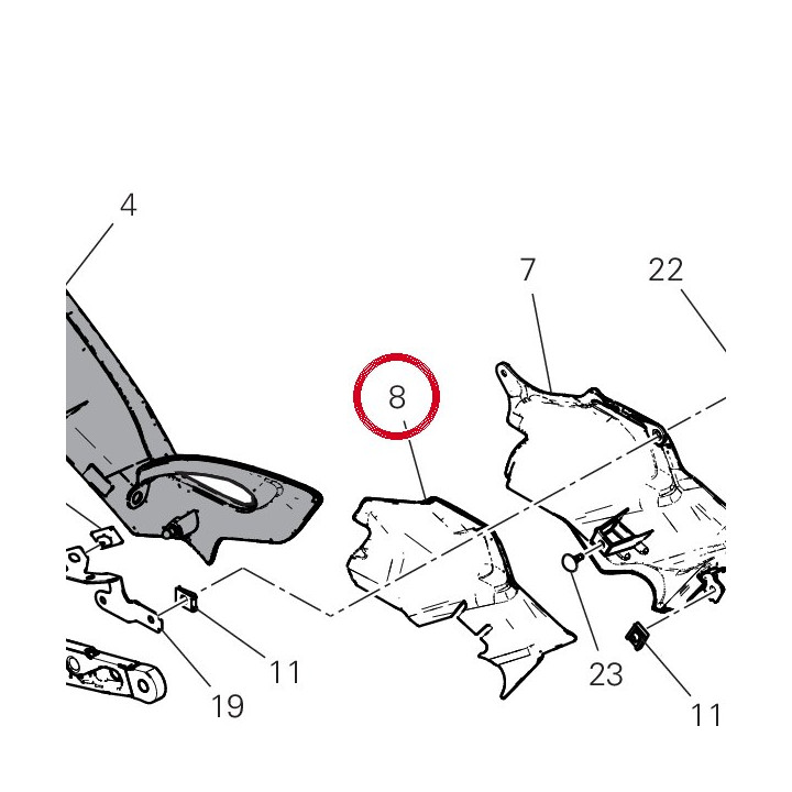 Reflechissant la chaleur — réf. 4601S752A | Ducati Store