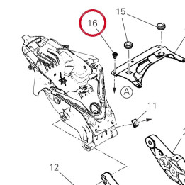 Vis tbei M6X12 77244318B — réf. 77244318B | Ducati Store