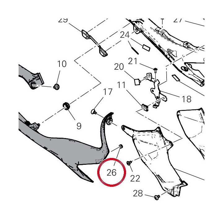 Caoutchouc 76440561A — réf. 76440561A | Ducati Store