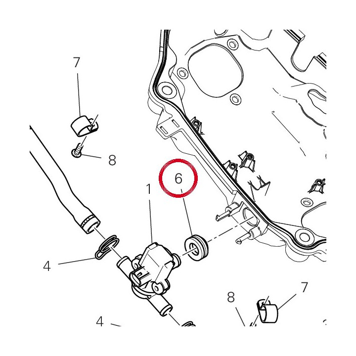 Caoutchouc 76411621A — réf. 76411621A | Ducati Store