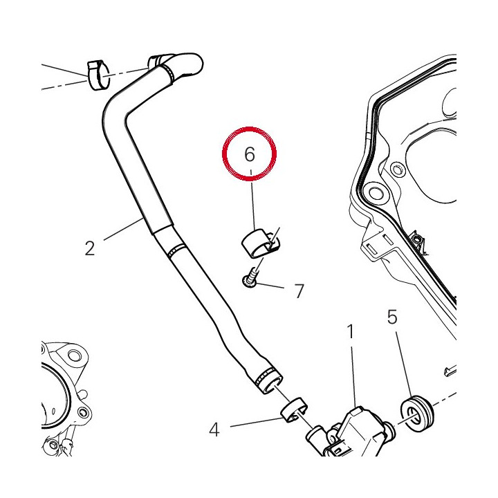 Passe-Tube 75840931A — réf. 75840931A | Ducati Store
