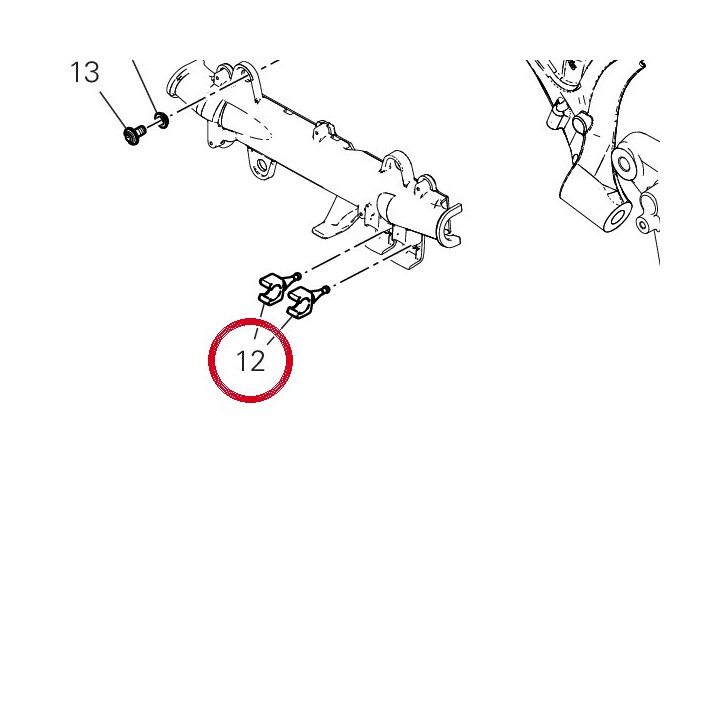 Support 86612411A — réf. 86612411A | Ducati Store