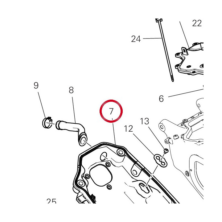 Lower airbox Shell 44213242A — réf. 44213242A | Ducati Store