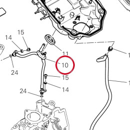Assieme giro tubi bypass — réf. 59024181A | Ducati Store