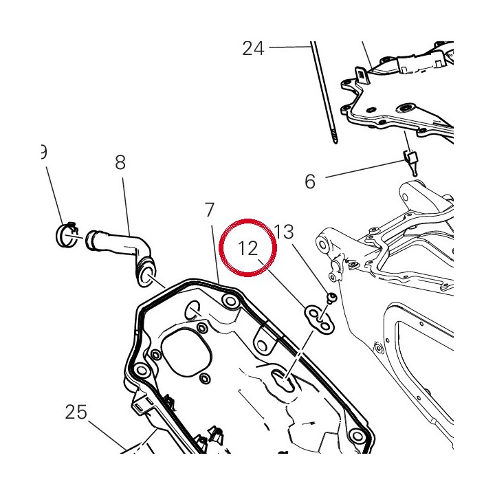 Rondelle butee 85215521B — réf. 85215521B | Ducati Store