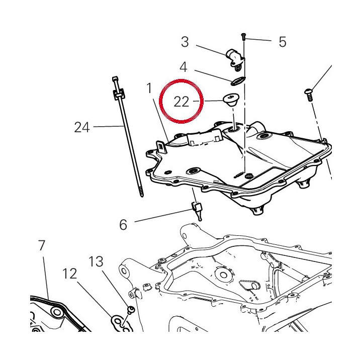 Bouchon By-Pass 76411851A — réf. 76411851A | Ducati Store