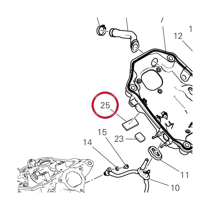 Tampon 86614691A — réf. 86614691A | Ducati Store
