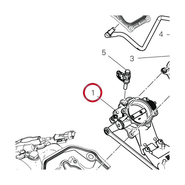 Corps papillon 28241141A — réf. 28241141A | Ducati Store