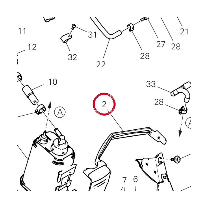 Bride fixation carbon — réf. 86614231A | Ducati Store