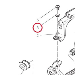 Entretoise 71616361AA — réf. 71616361AA | Ducati Store