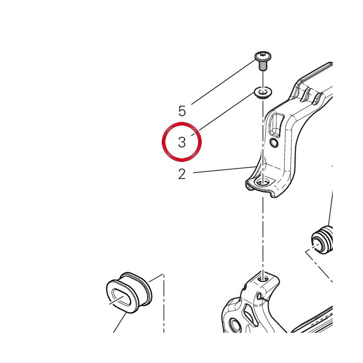 Entretoise 71616361AA — réf. 71616361AA | Ducati Store