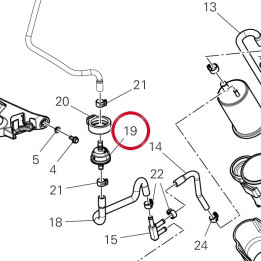 Soupape 59341101A — réf. 59341101A | Ducati Store