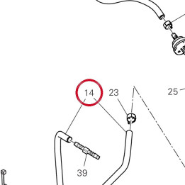 Tuyau échappement 93512101A — réf. 935Z3351A | Ducati Store