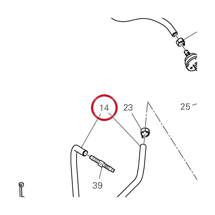 Tuyau échappement 93512101A — réf. 935Z3351A | Ducati Store