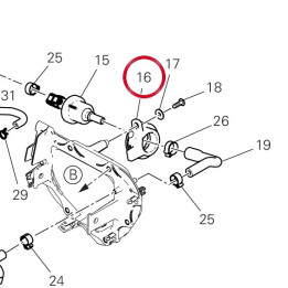 Support soupape vidange — réf. 86614083A | Ducati Store
