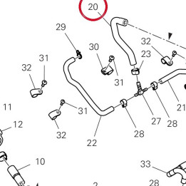Tuyau soupape 93512762A — réf. 93512762A | Ducati Store