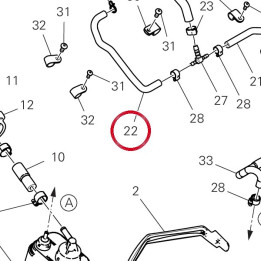 Tuyau culasse vertical — réf. 93512731A | Ducati Store