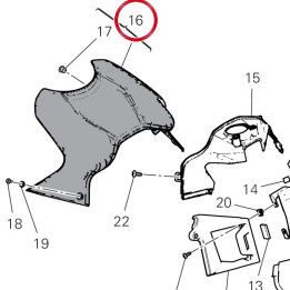 Cover batteria 480PH671AA — réf. 480PH671AA | Ducati Store