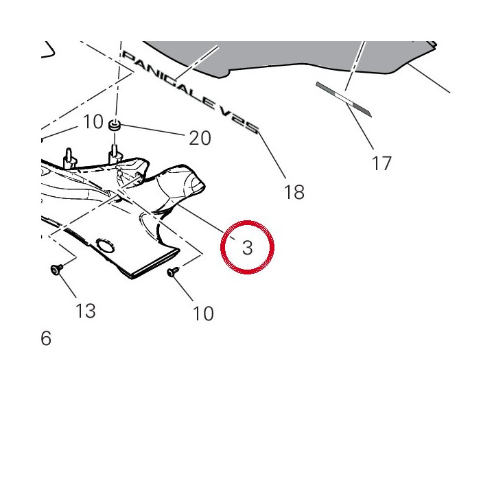 Estrattore droit 4801H791A — réf. 4801H791A | Ducati Store